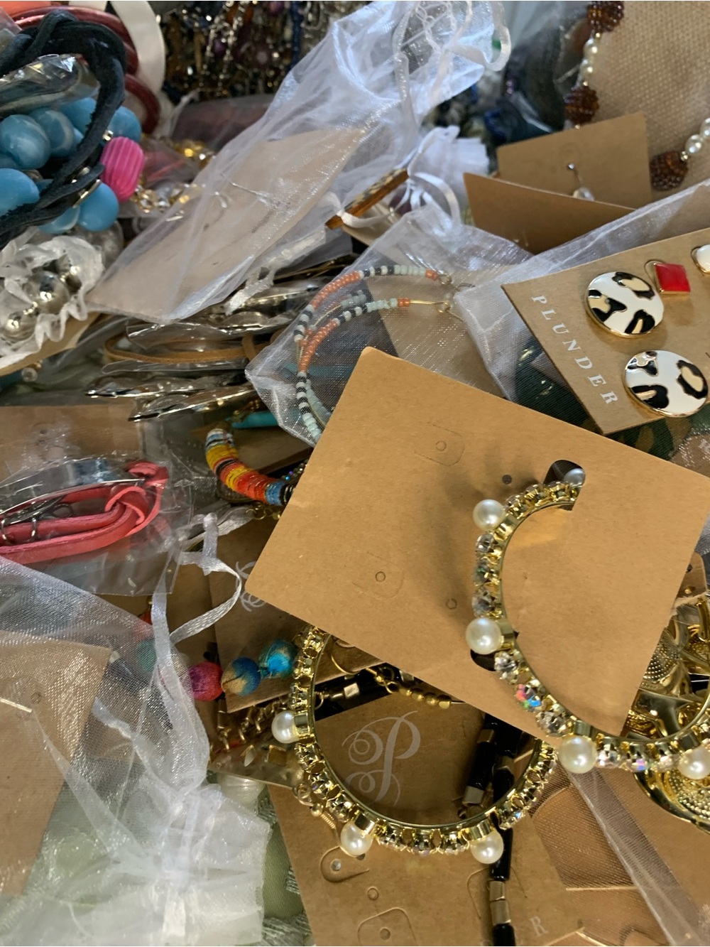 Plunder Mix Jewelry Bundle 83 Pieces Earrings, Bracelets and Necklaces